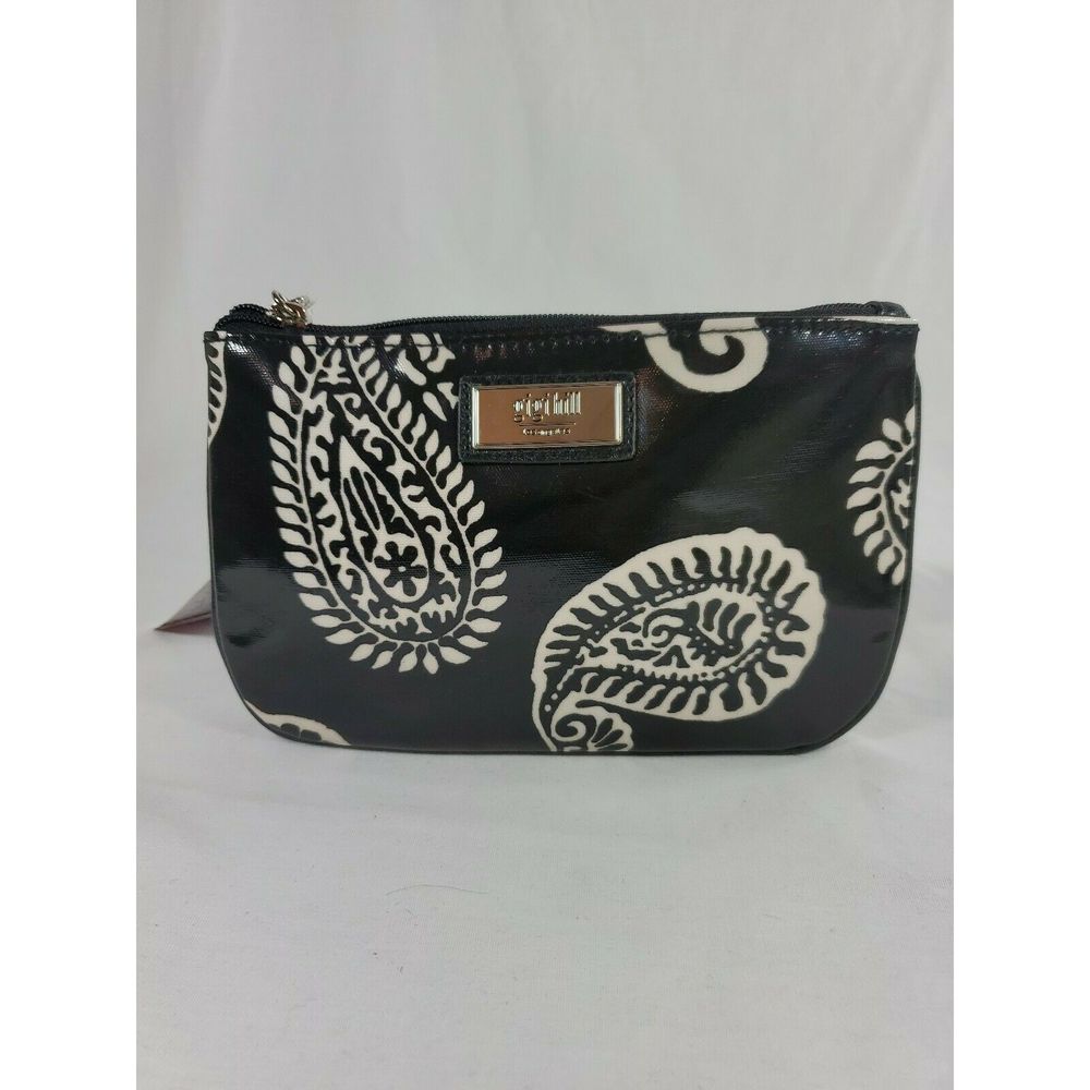 New GiGi Hill LA vinyl amoeba wristlet  bag